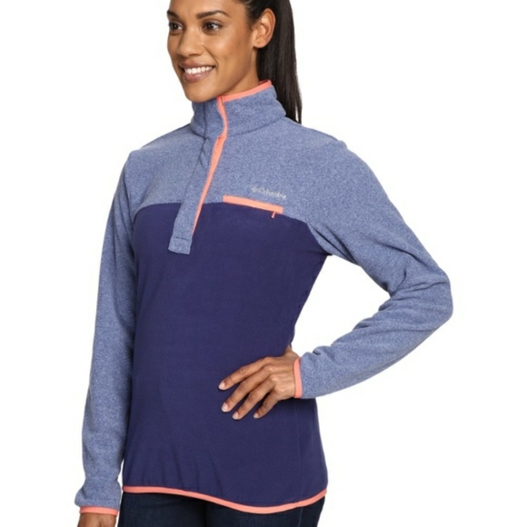 Columbia Mountain Side Fleece Pullover in Purple - Picture 7 of 7